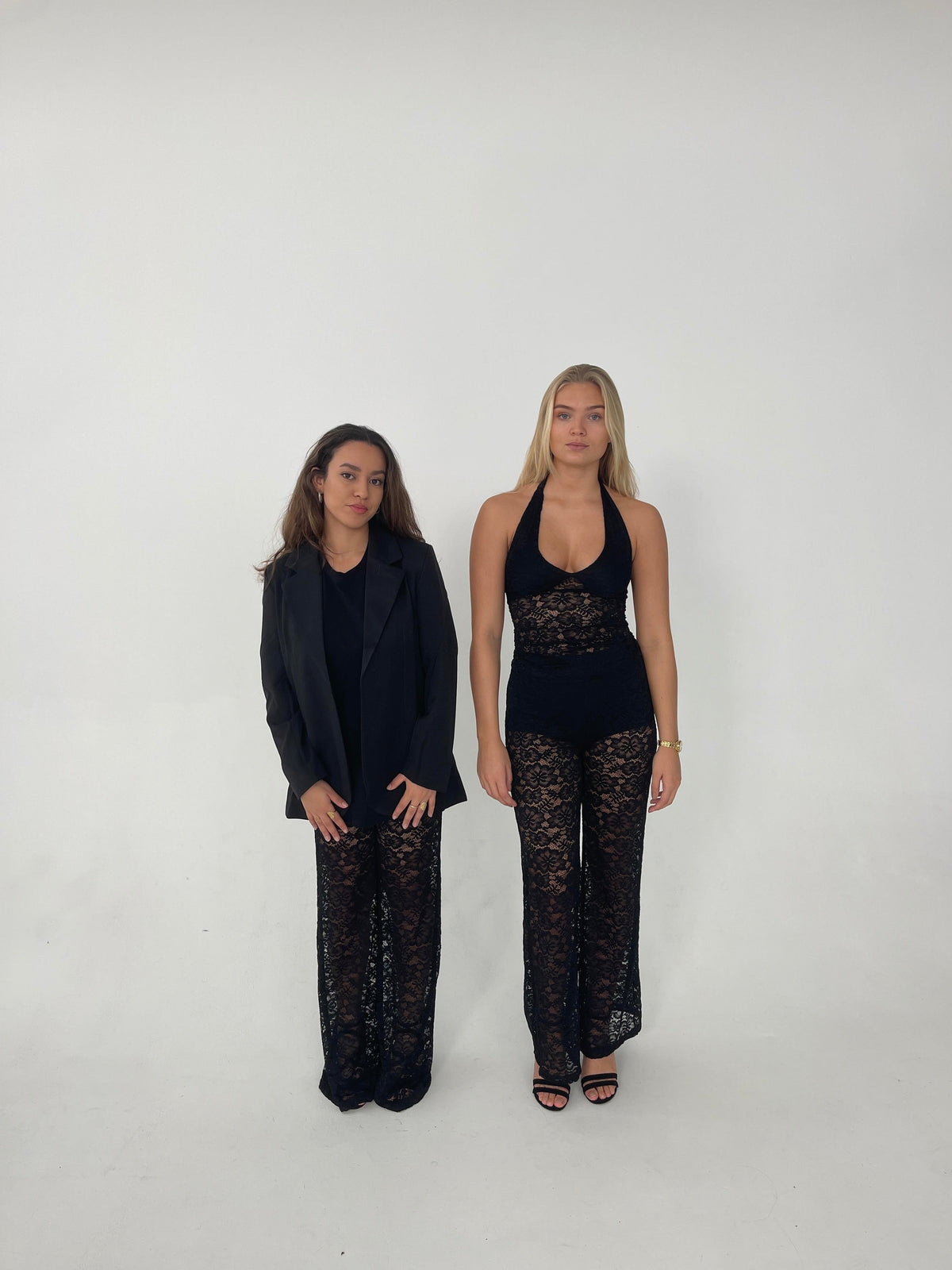 Amabel lace top - Black