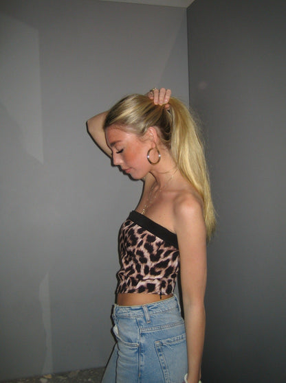 Kimberly corset top - Leopard