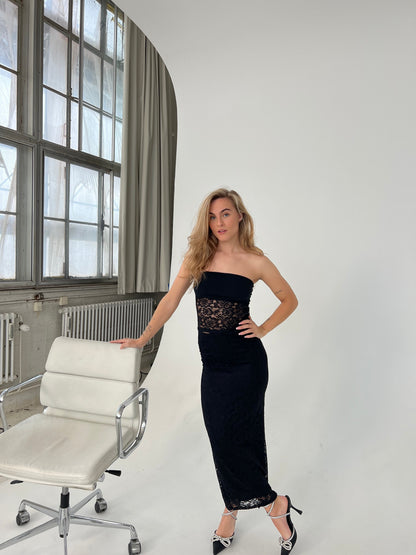 Zera lace top - Black