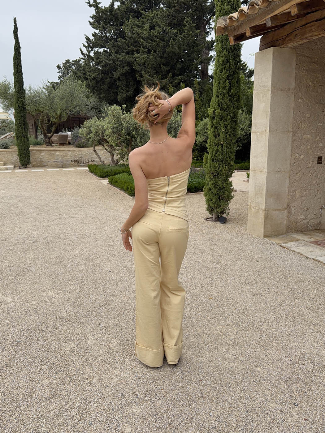 Kamile asymmetric top – Yellow