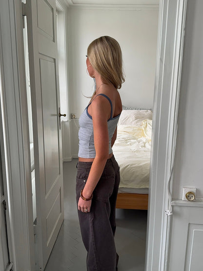Wren tank top - Grey/blue