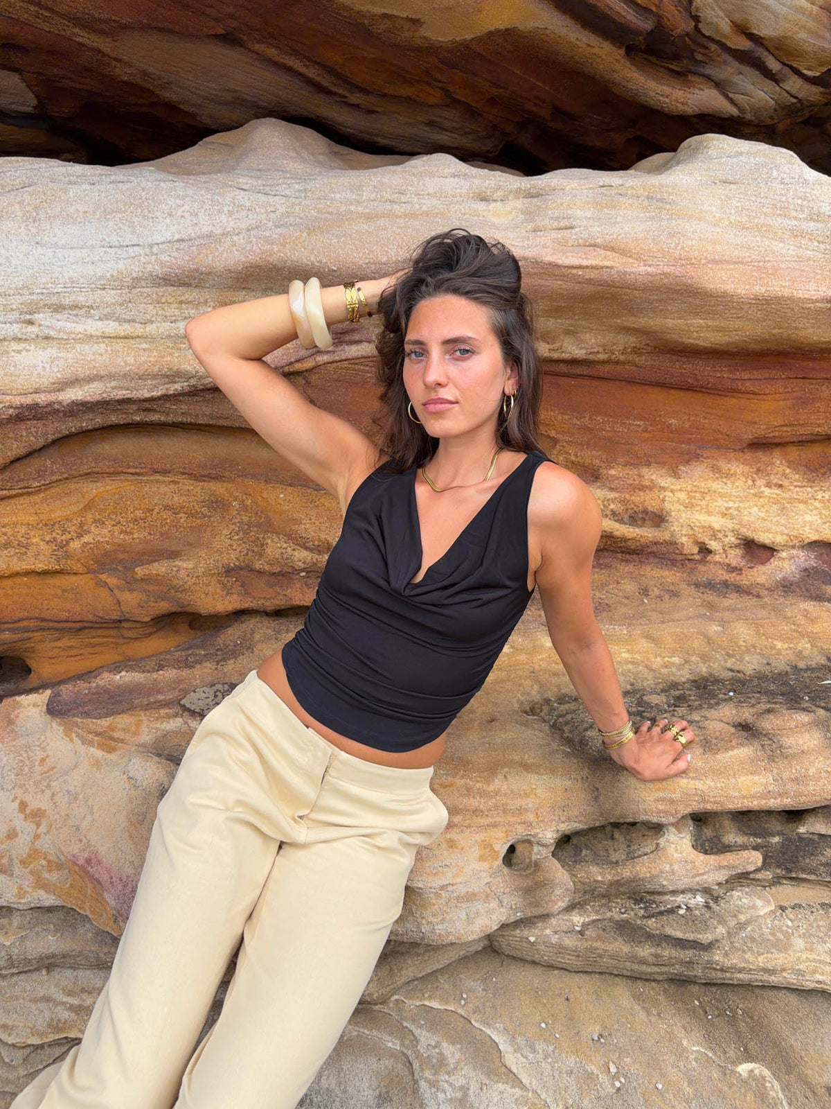 Isa top - Black