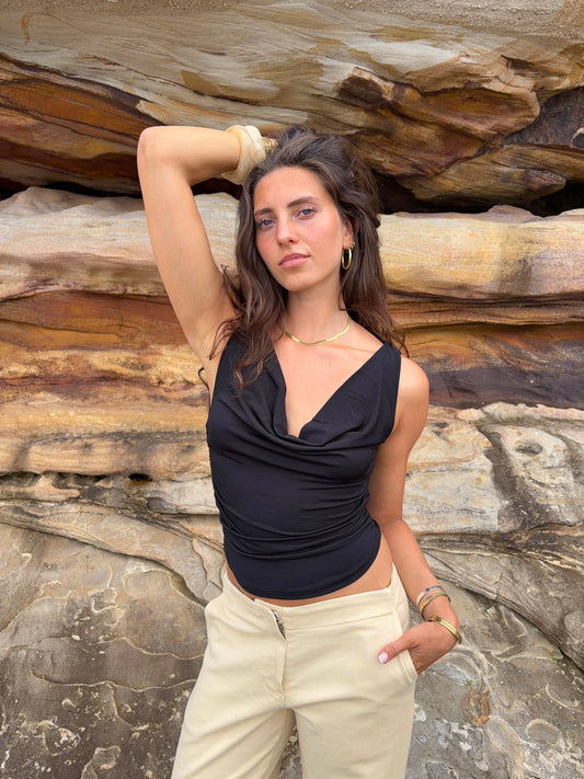 Isa top - Black